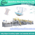 Full Servo Control Protection-Leakage Elastic Waist Band Baby Diaper Machine Baby Nappy Making Machine